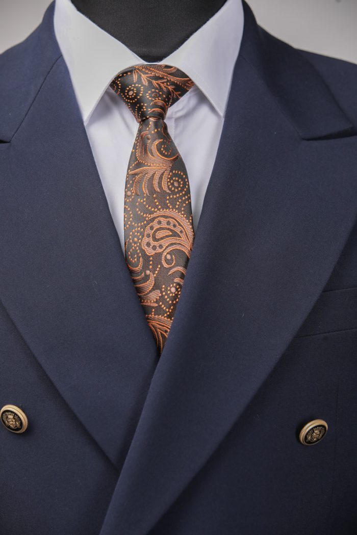 Costum Bleumarin Uni din Lână Elastică – Confort Suprem - imagine 4