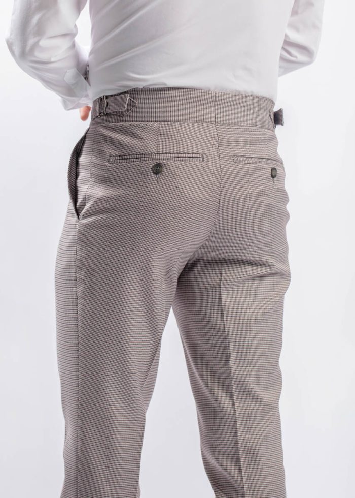 Pantaloni Sartoriali din Lână cu Sistem de Ajustare în Talie - imagine 5