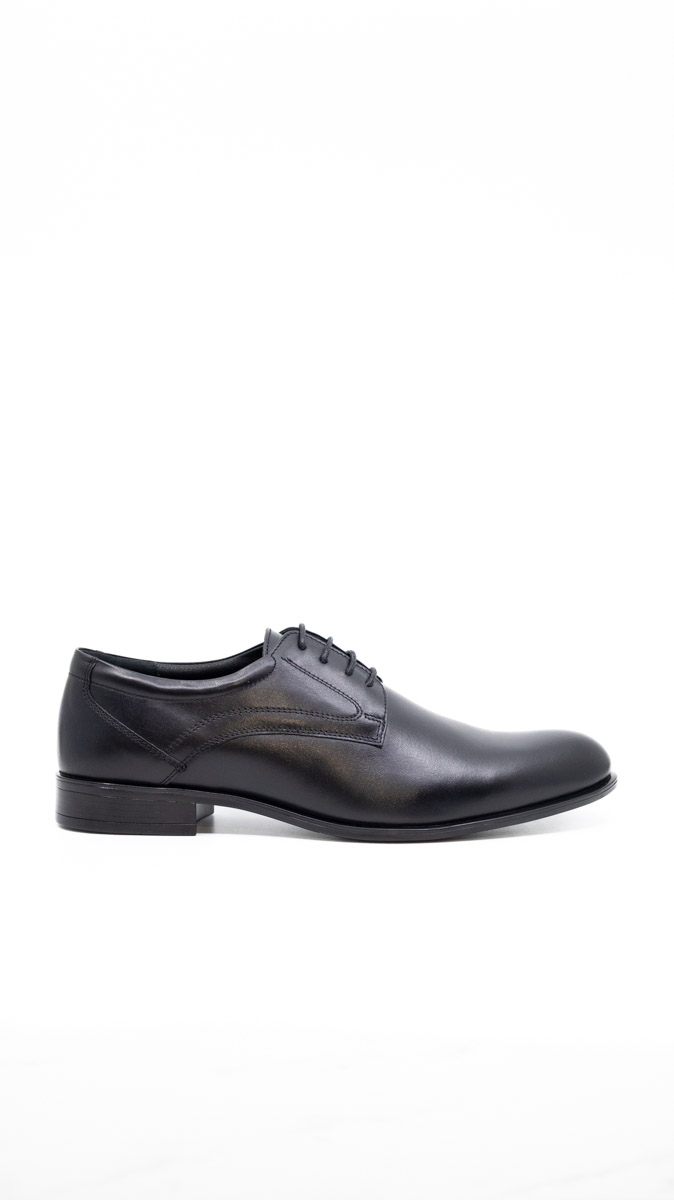 costume barbati sibiu costume de mire costume de ceremonie camasi sibiu camasi de mire camasi elegante-8 Pantofi Rosinni Black Derby – Eleganță Clasică din Piele Naturală cu Detalii de Cusătură - imagine 1